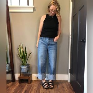 Old Navy sky high wide leg jeans